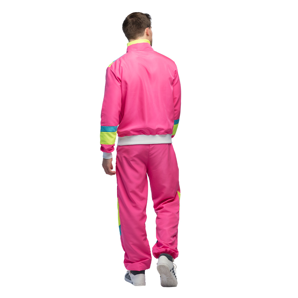 Trainingspak Retro dude neonroze UV (L)