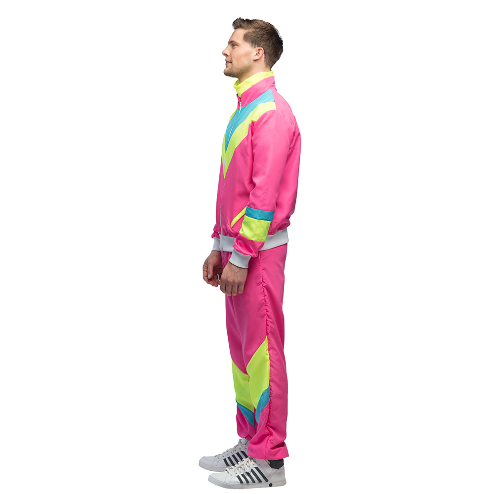 Trainingspak Retro dude neonroze UV (XL)