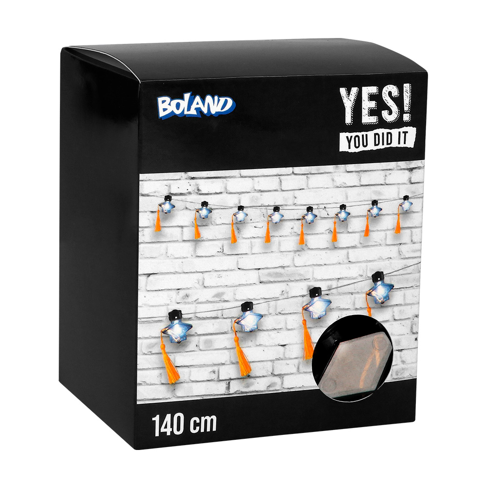 LED lichtsnoer Geslaagd (140 cm)