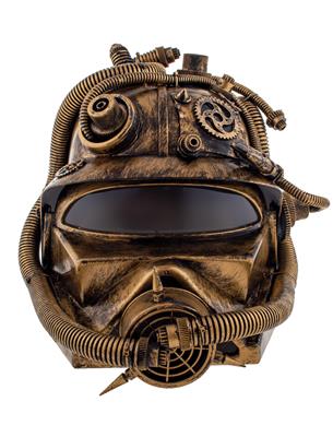 Helm steampunk brons