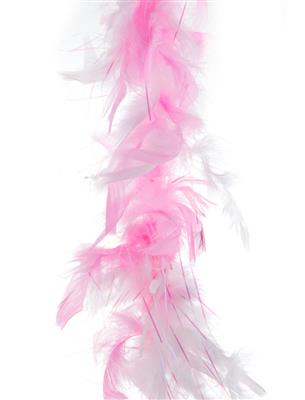 Boa wit roze met glansdraad 2 m 45 gr