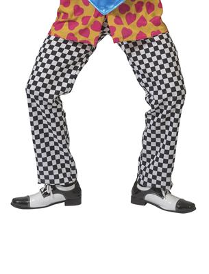 Geruite broek zwart/wit