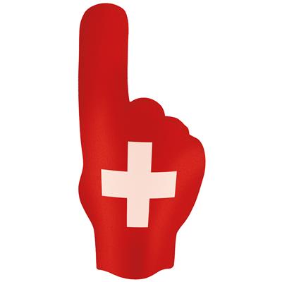 Hand Zwitserland foam