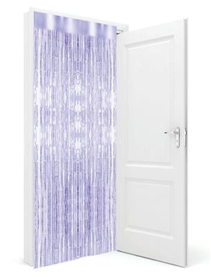 Foliegordijn metallic 8 kleuren