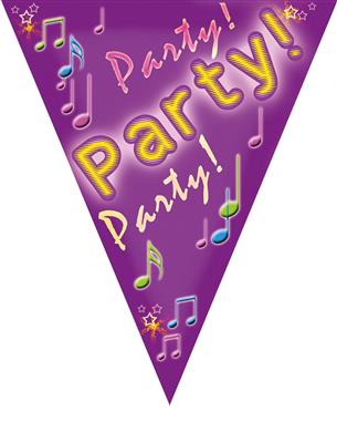 Vlaggenlijn 5m 10 vlaggen party