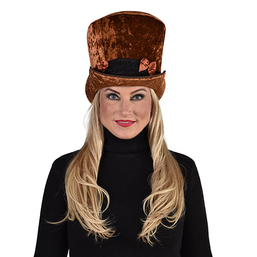 Hoge hoed bruin