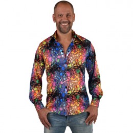 Party blouse disco colour drops