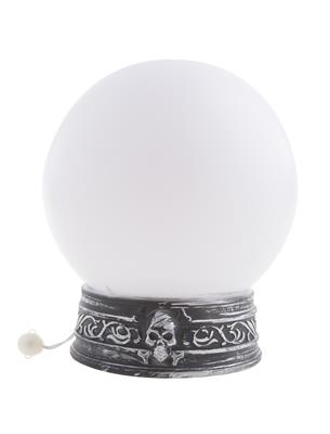 Glazen bol met licht en geluid