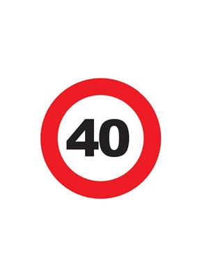 6 onderleggers magnetisch 12 cm traffic 40 jaar