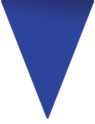 Vlaggenlijn 5m 10 vlaggen blauw