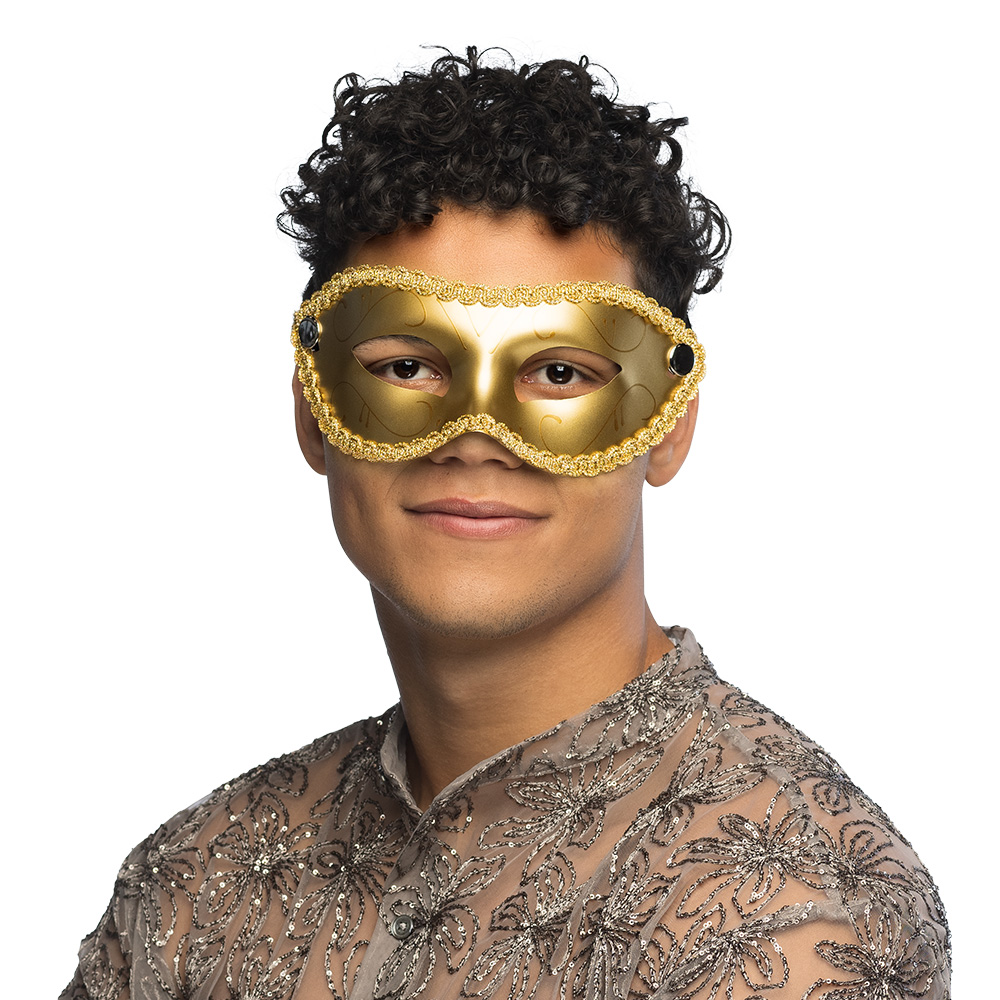 Oogmasker Gabriella goud