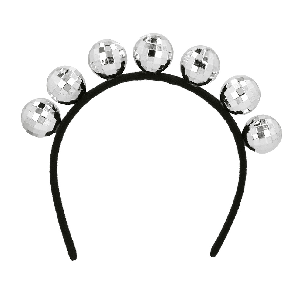 Set Disco (diadeem, partybril, ketting, ring en oorbellen)