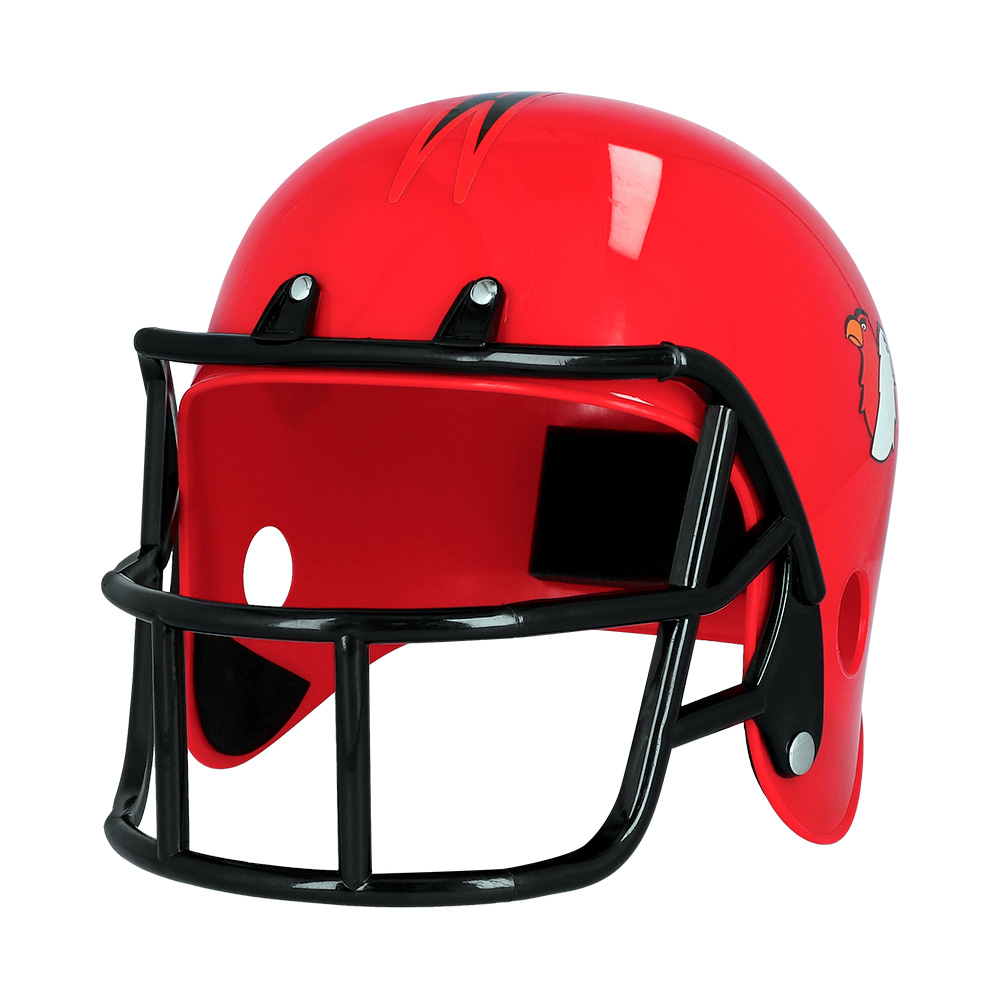 Helm American football rood