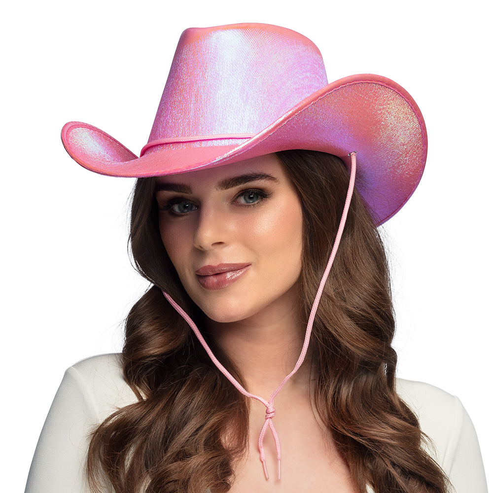 Cowboyhoed Pearl roze