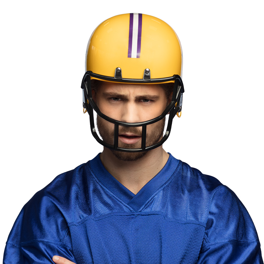 Helm American football geel