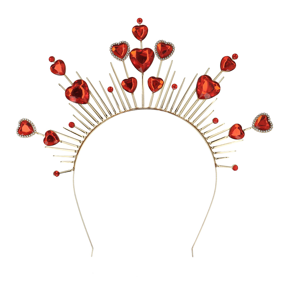 Metalen diadeem halokroon Juliette