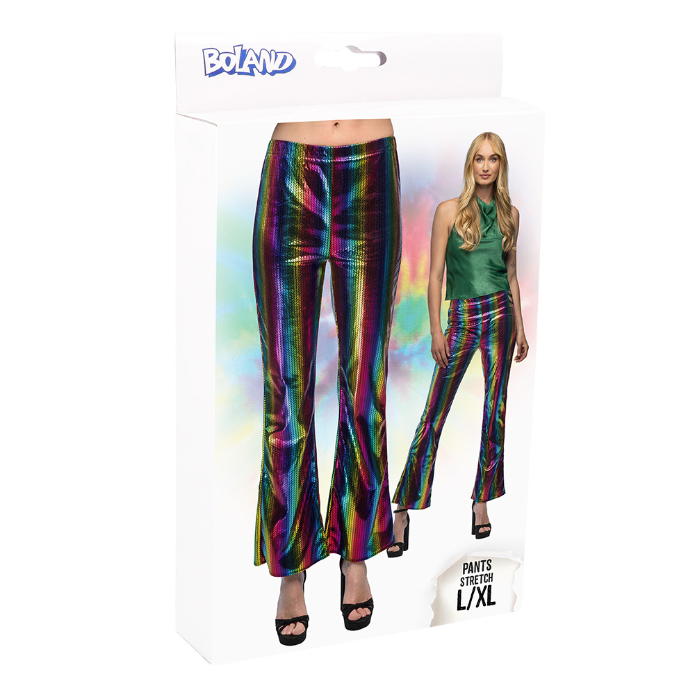Flarebroek Rainbow (L/XL stretch)