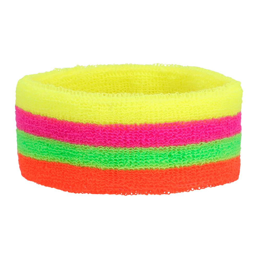 Set 3 zweetbandjes neon UV