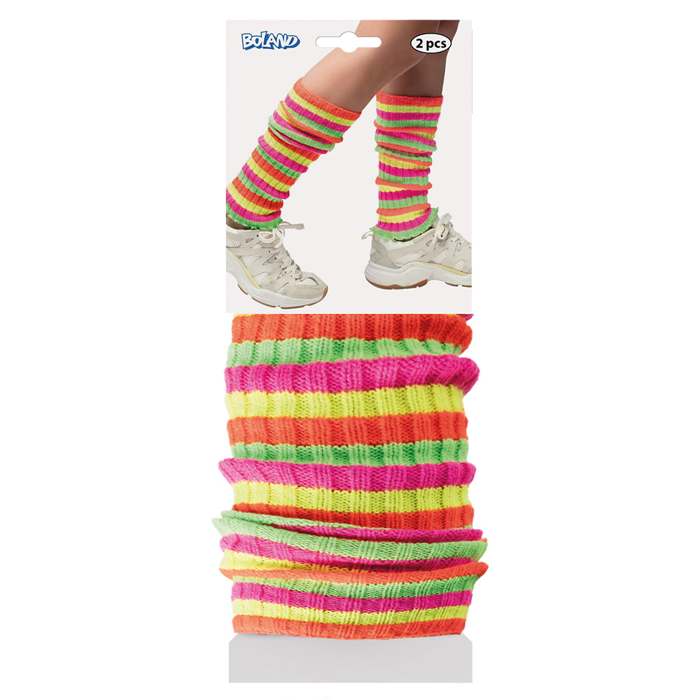 Paar beenwarmers Neon UV