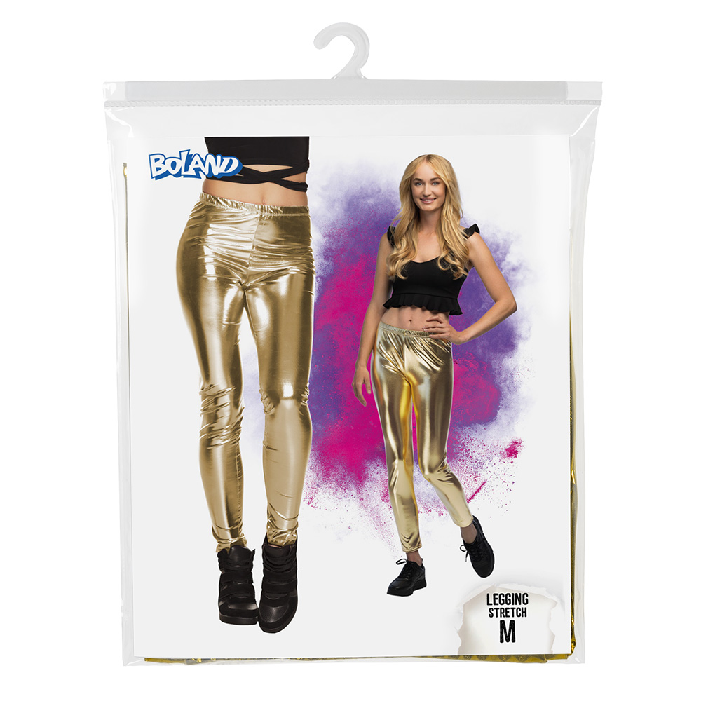 Legging Metallic goud (M stretch)
