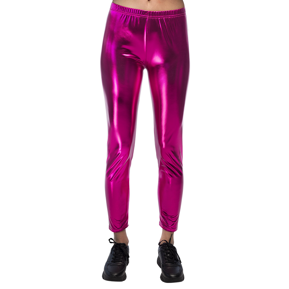 Legging Metallic roze (L/XL stretch)