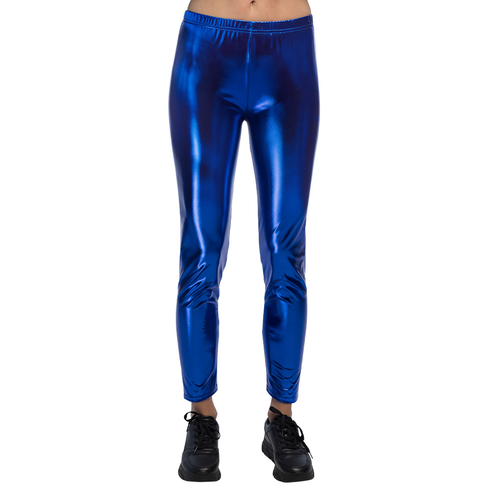 Legging Metallic donkerblauw (L/XL stretch stretch)