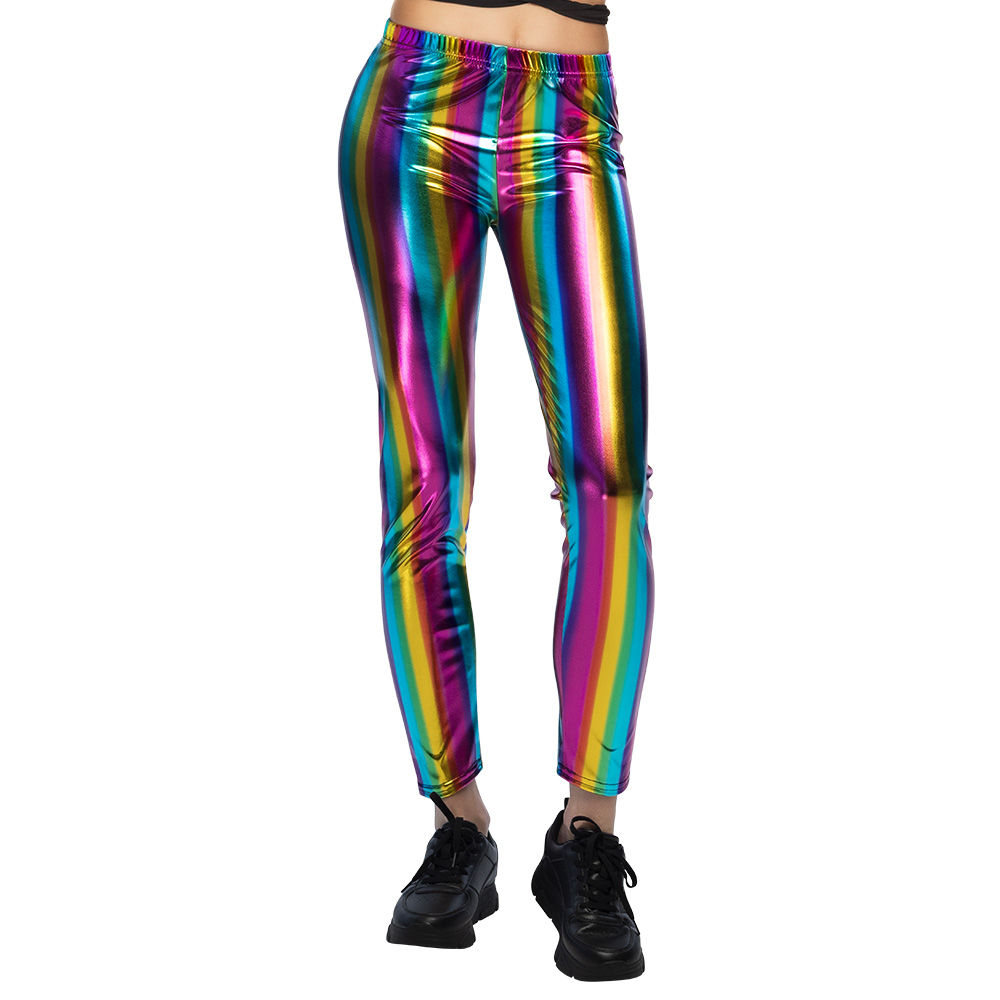 Legging Metallic regenboog (L/XL stretch)