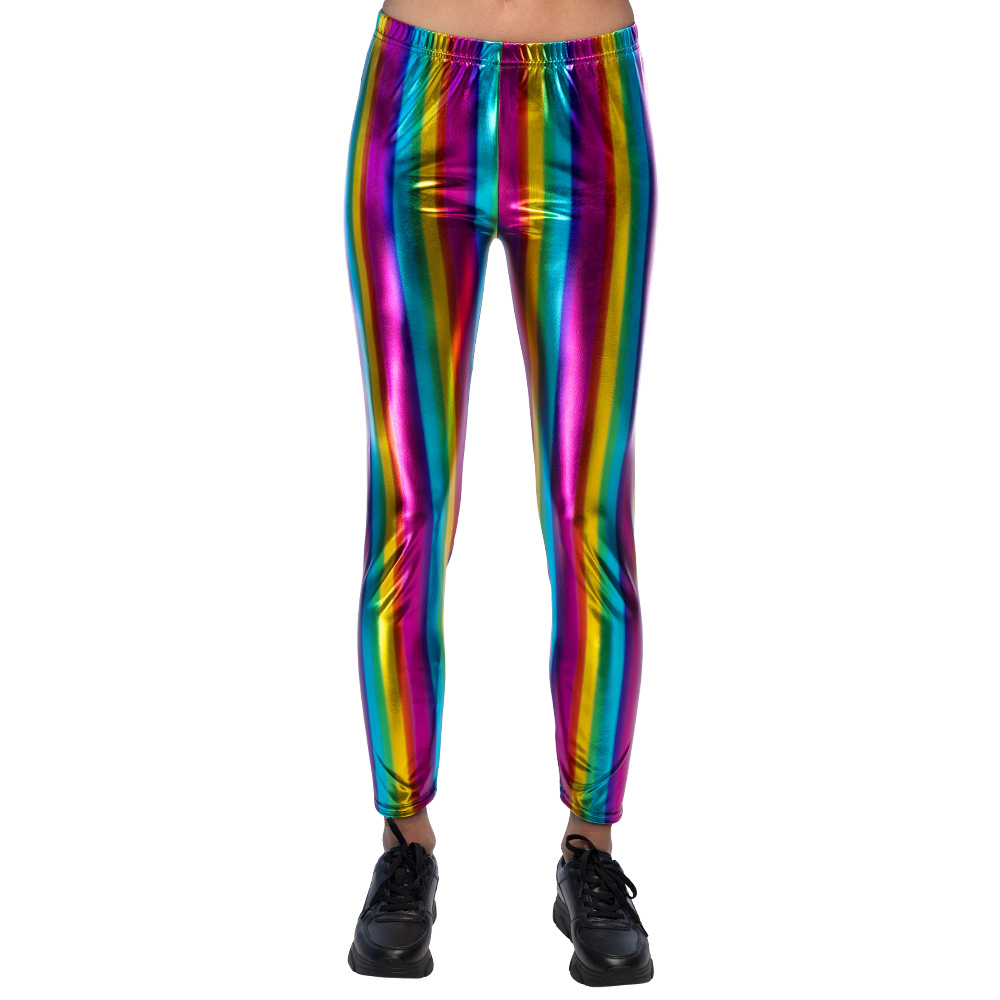 Legging Metallic regenboog (L/XL stretch)