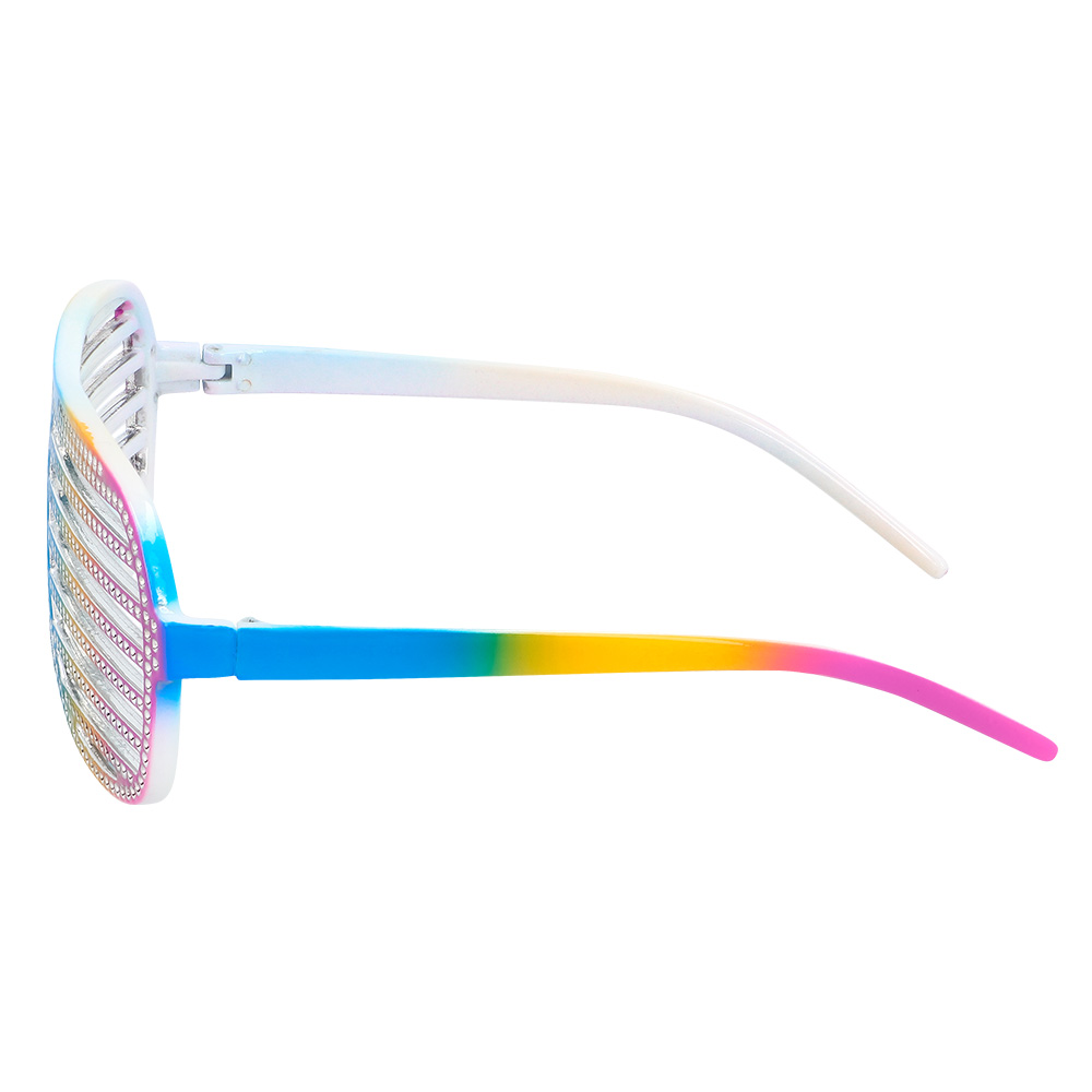 Partybril Spectacular regenboog