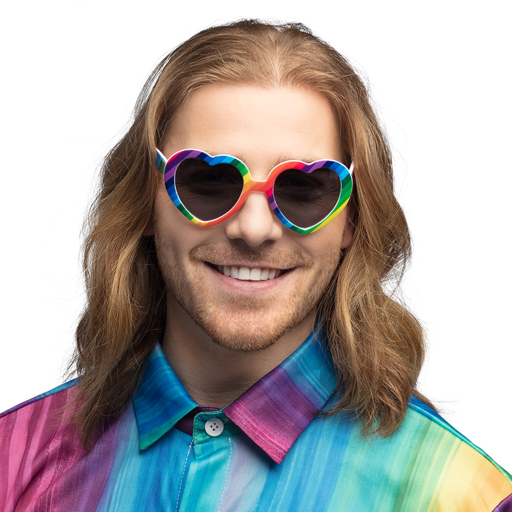 Partybril Rainbow heart