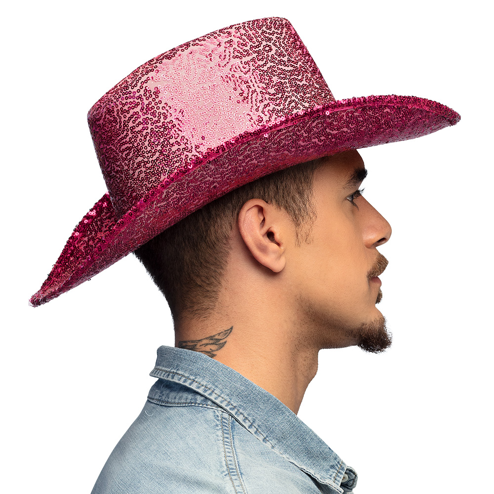 Cowboyhoed Rodeo Party roze