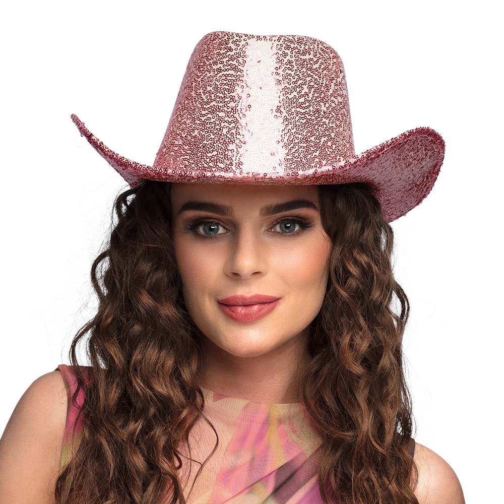 Cowboyhoed Rodeo Party roze