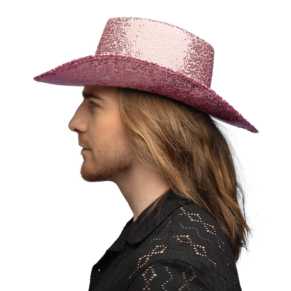 Cowboyhoed Rodeo Party roze