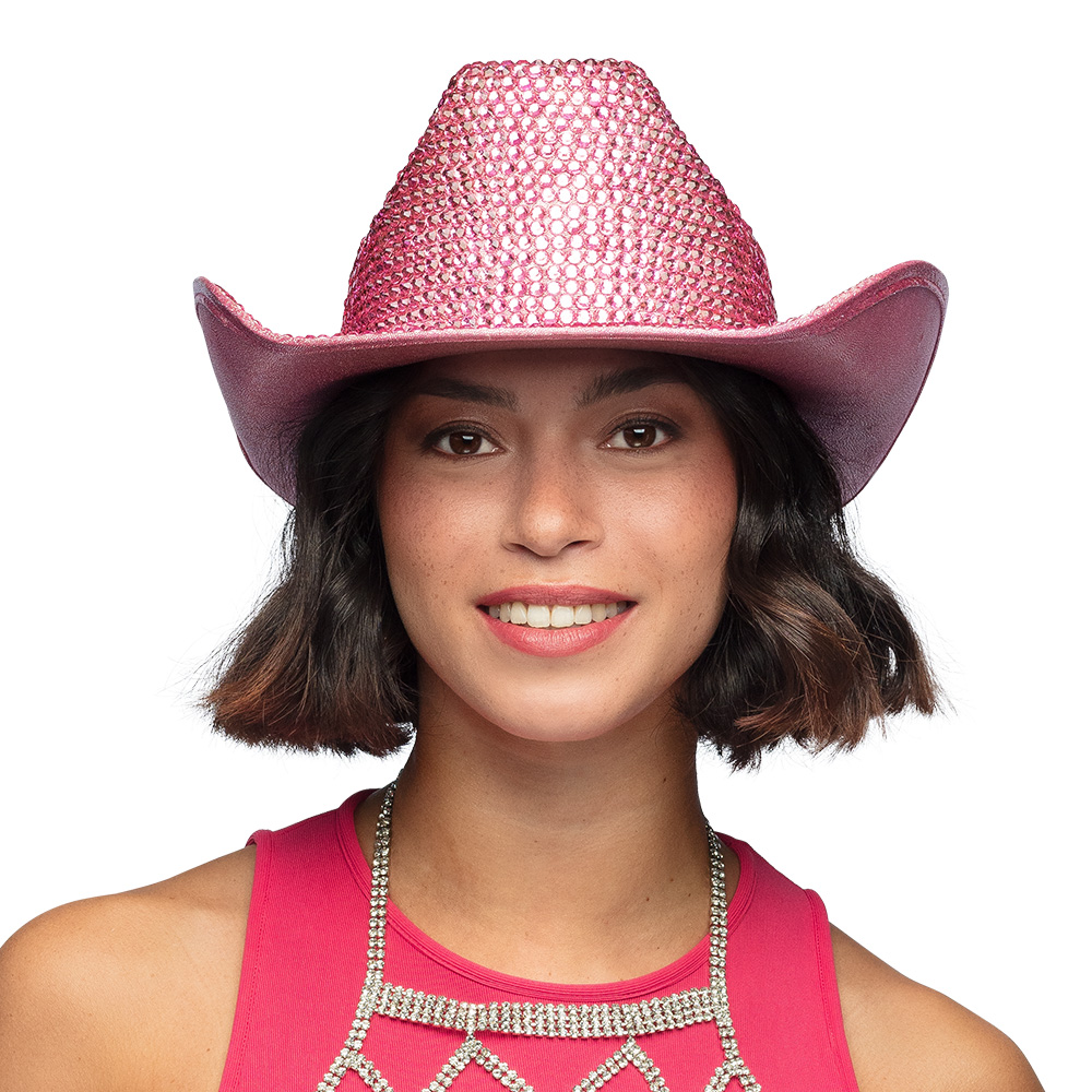 Cowboyhoed Tomorrow roze (high quality)