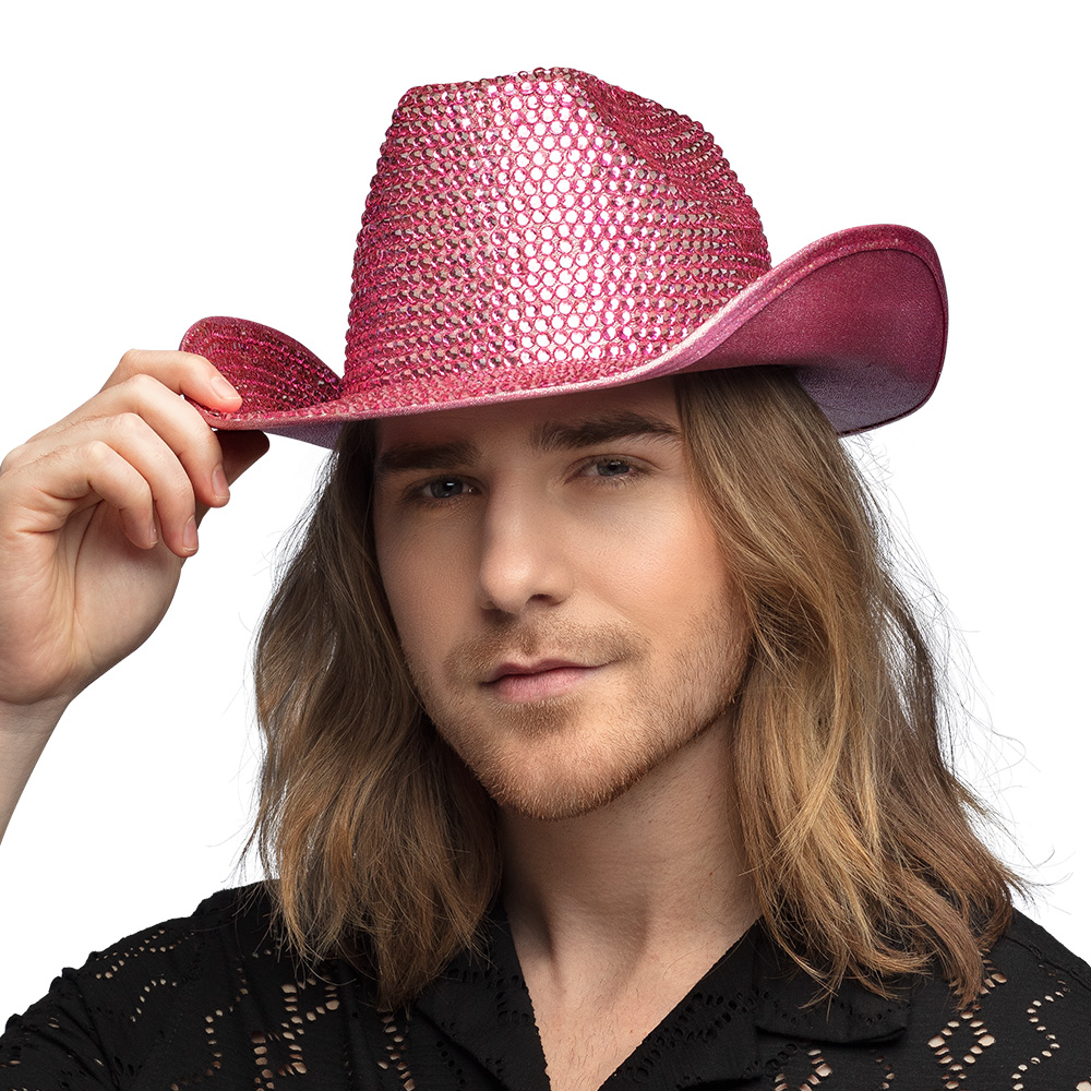 Cowboyhoed Tomorrow roze (high quality)