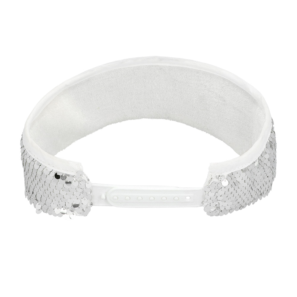 Zonneklep Blitz zilver (verstelbaar)