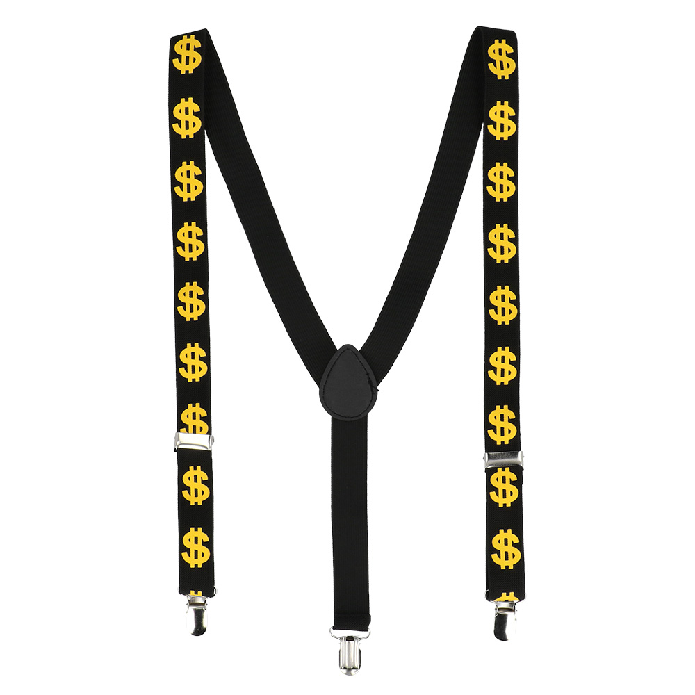 Set Dollar (partybril, vlinderstrik en bretels)