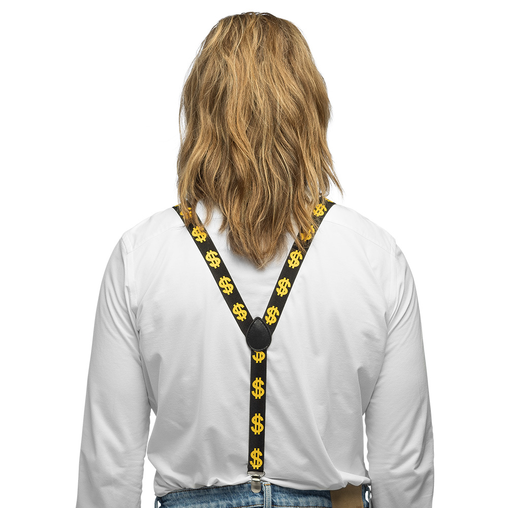 Set Dollar (partybril, vlinderstrik en bretels)