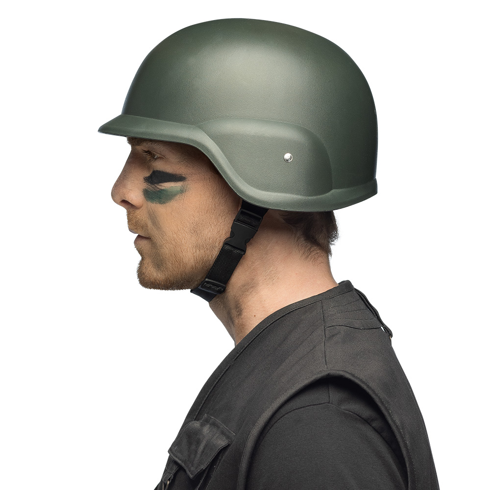 Tactische helm groen (verstelbaar)
