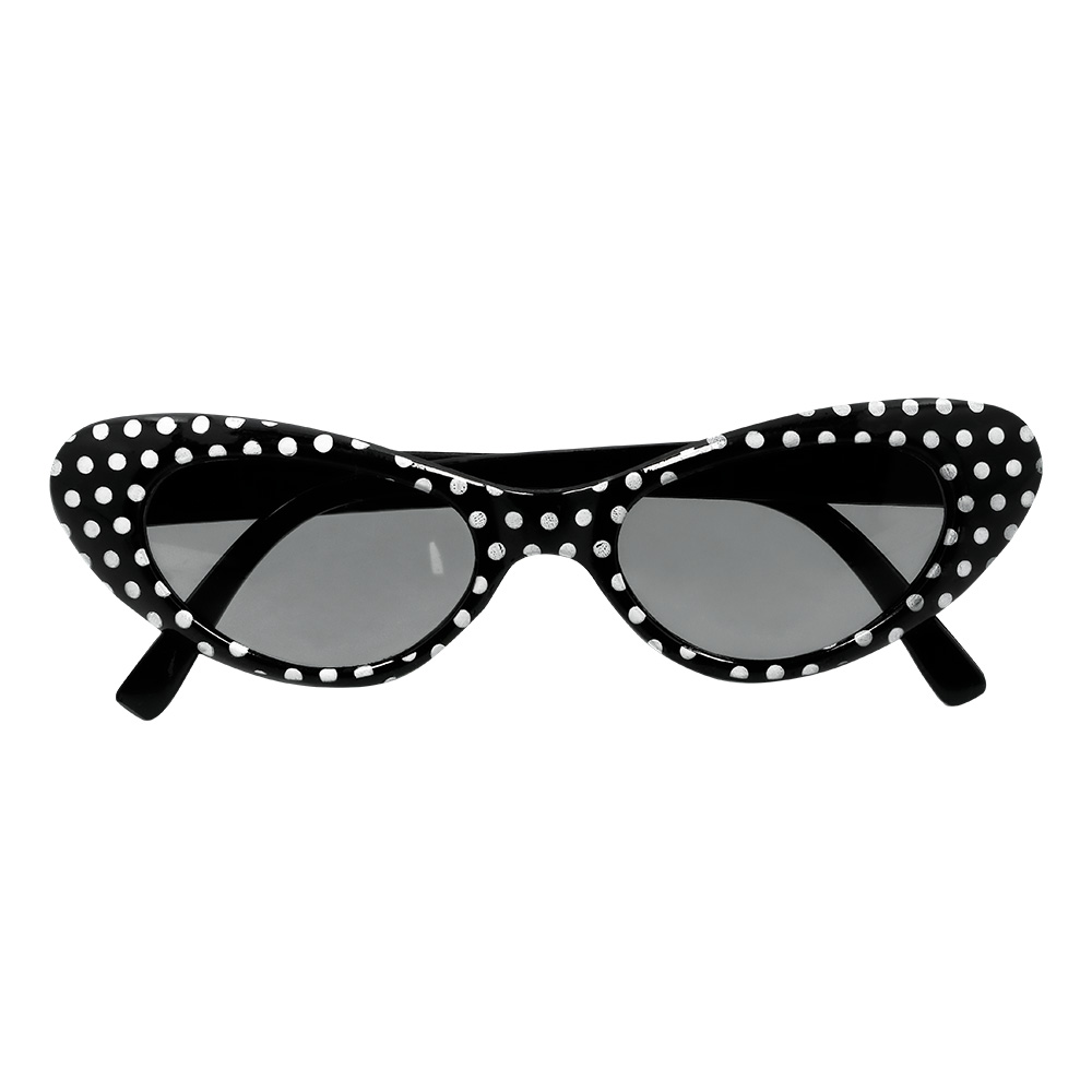 Set 50's (sjaal, bril, ketting, armband, oorbellen)