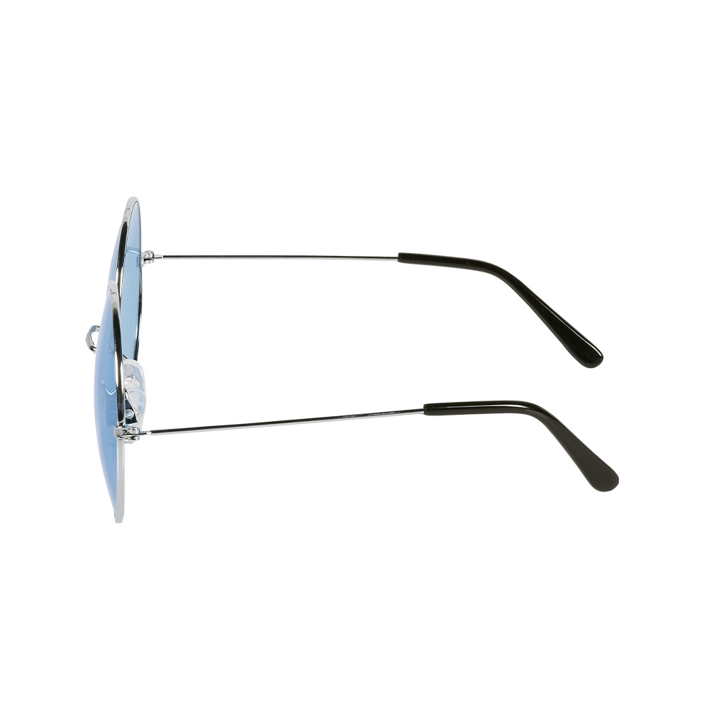 Partybril Hippie XL blauw