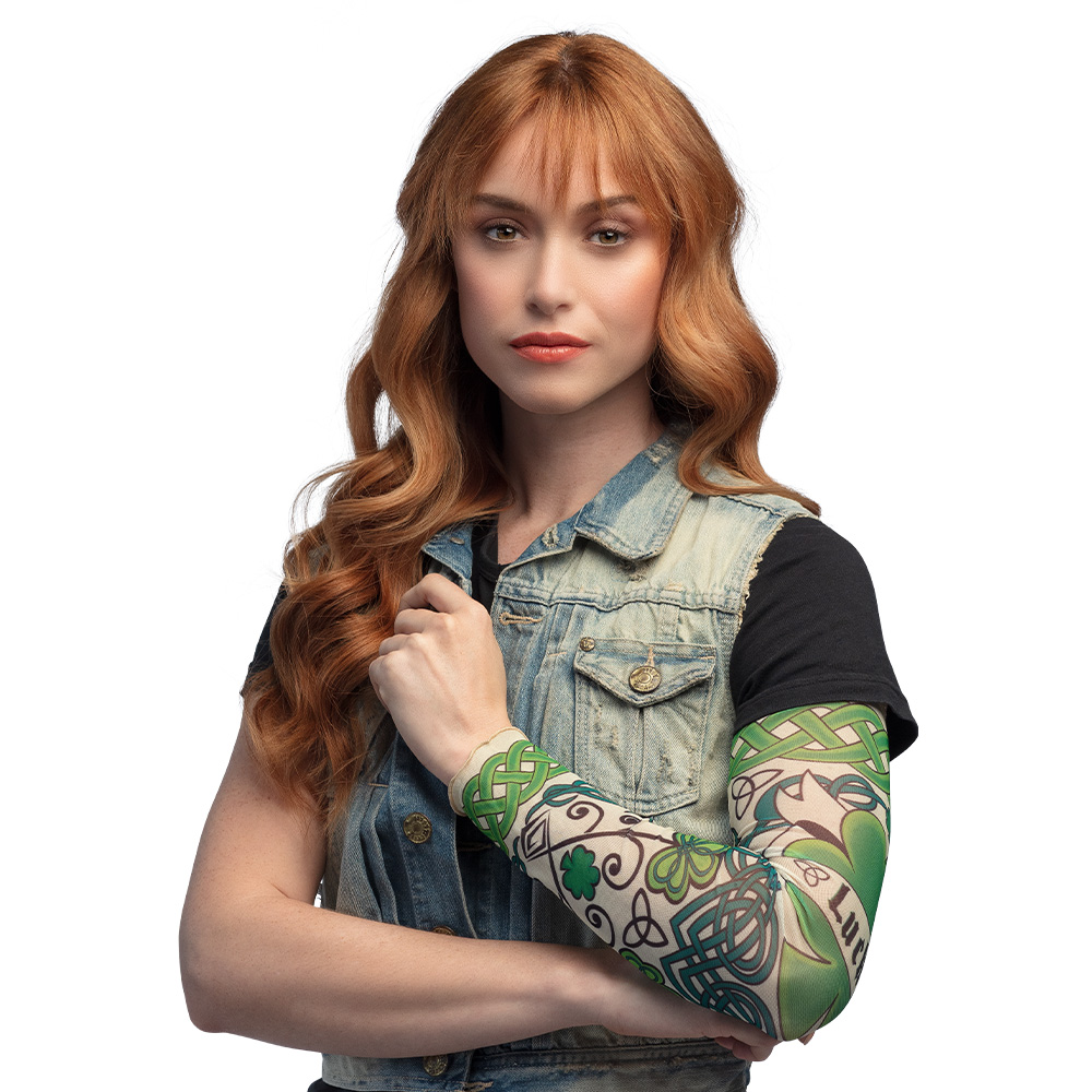 Tatoeage mouw St. Patrick's Day