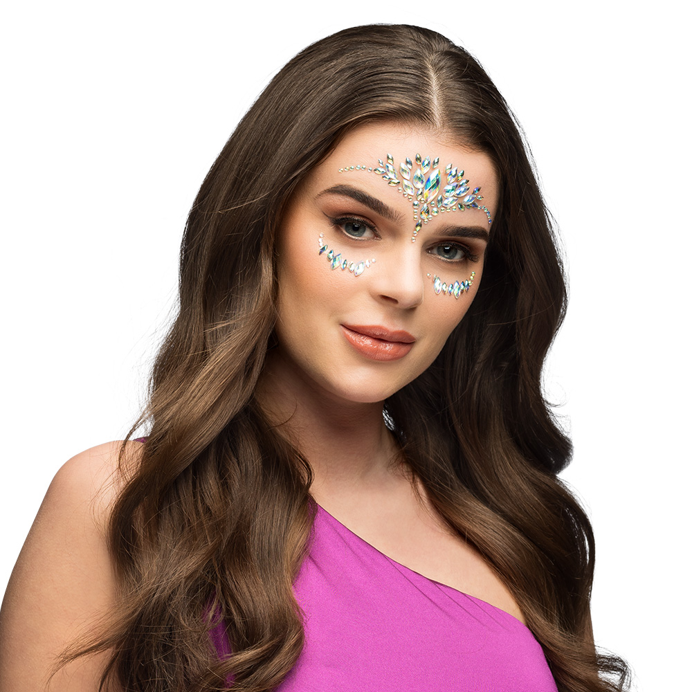 Gezichtsjuwelen plaksteentjes Olivia