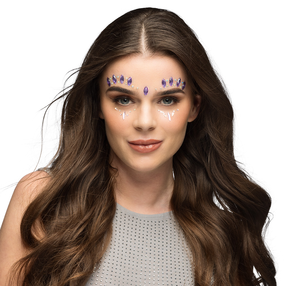 Gezichtsjuwelen plaksteentjes Penelope