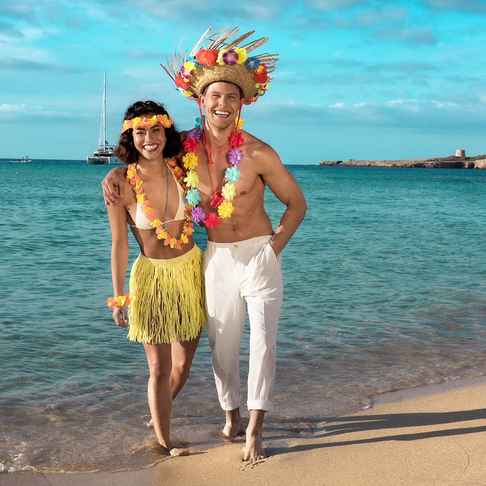 Hawaïkrans Aloha multikleur