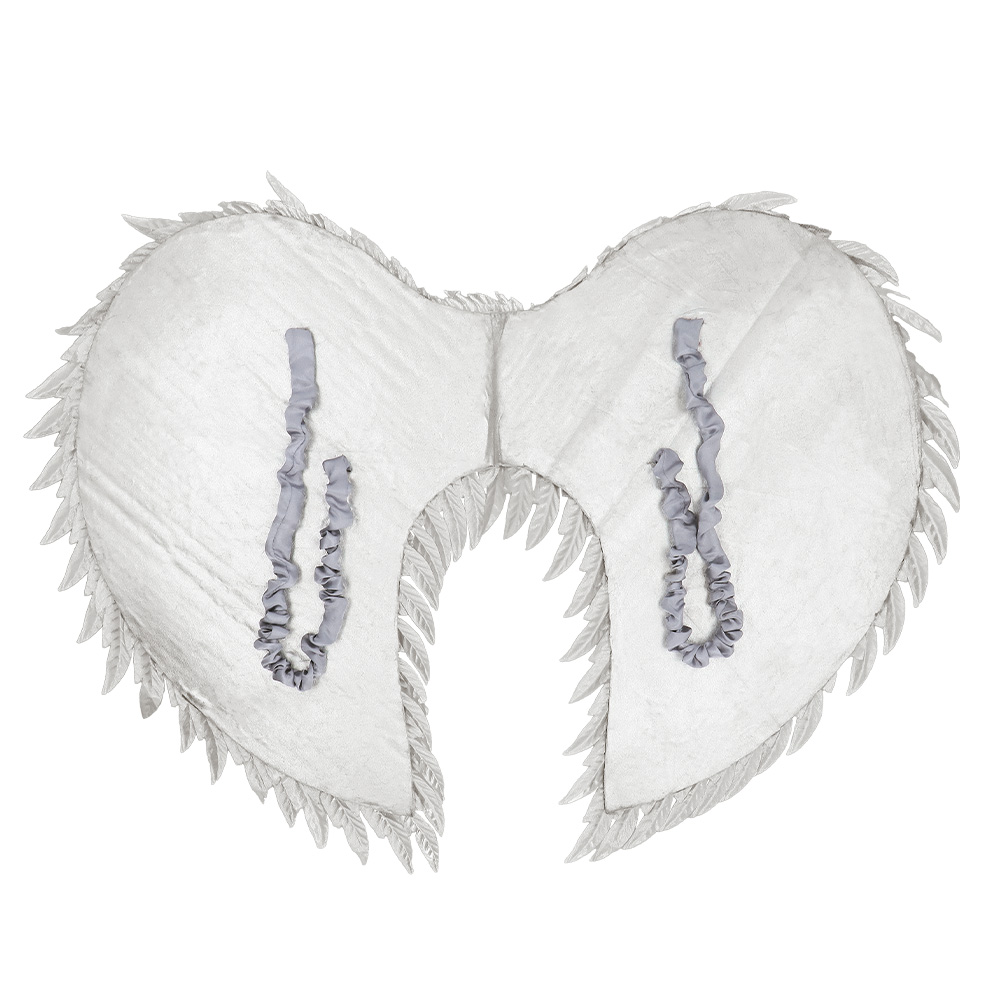 Engelenvleugels Glam zilver (55 x 50 cm)