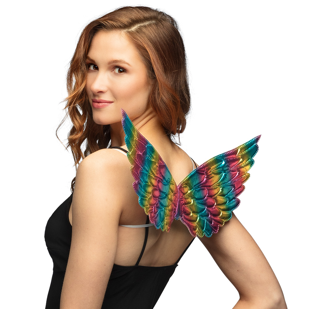 Engelenvleugels Aurora regenboog (23 x 45 cm)