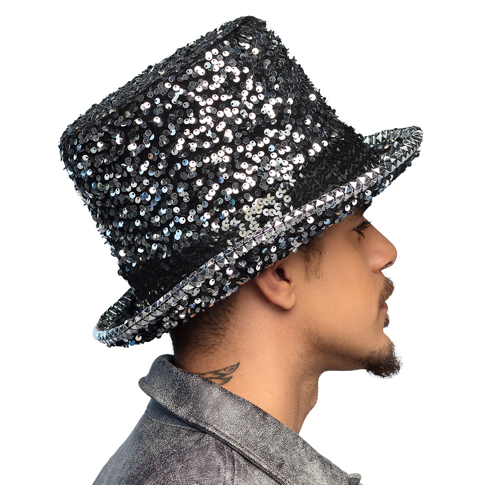 Hoed Desert party zilver