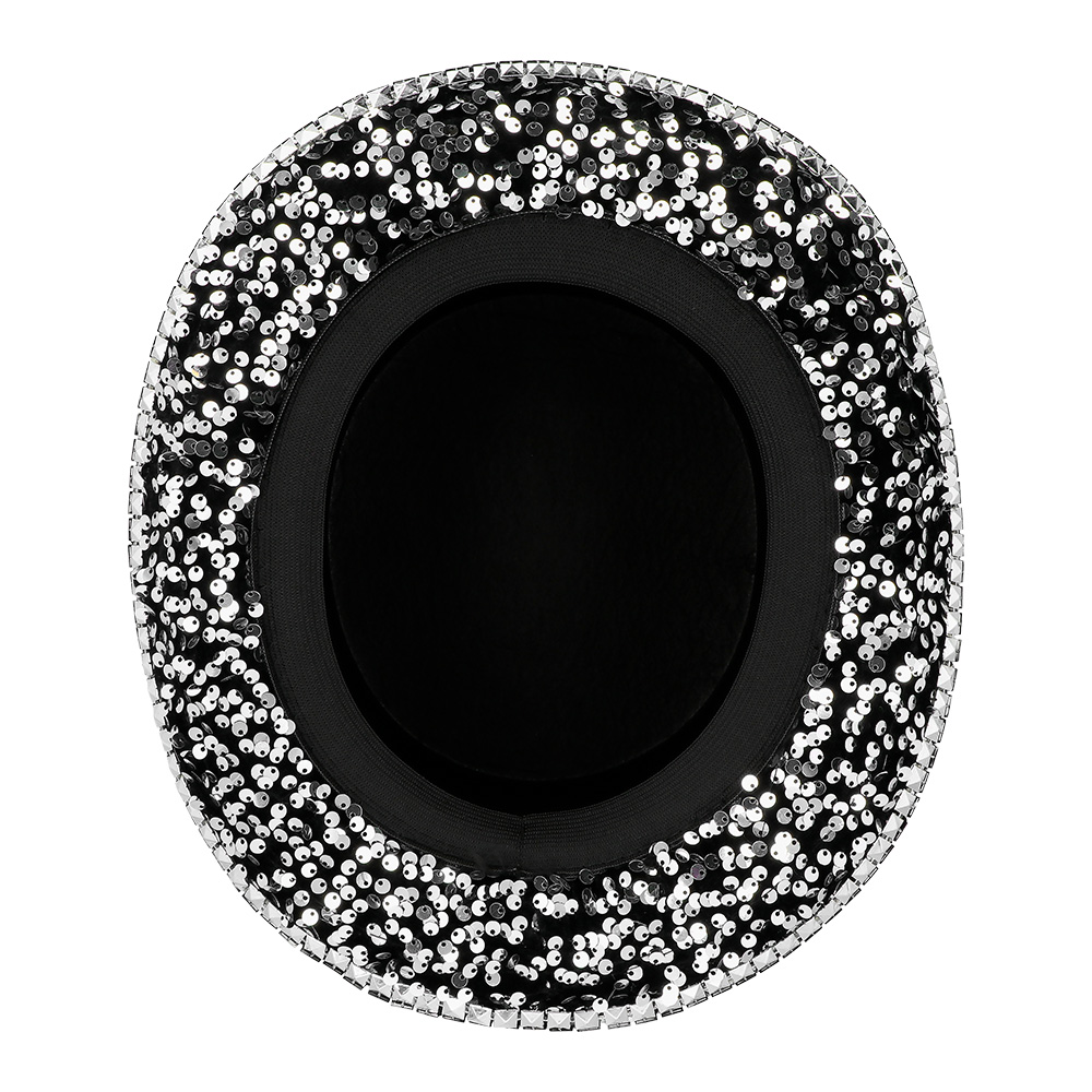 Hoed Desert party zilver