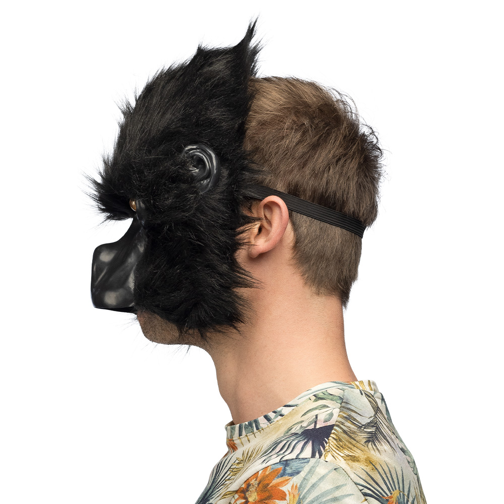 Pluchen halfmasker Gorilla